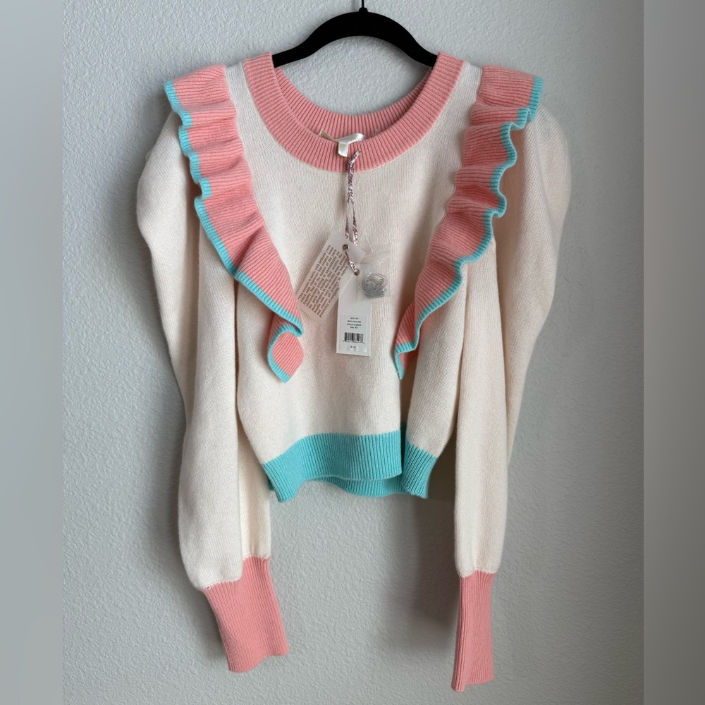 LoveShackFancy Greece Pullover NWT size XS - Picture 6 of 12